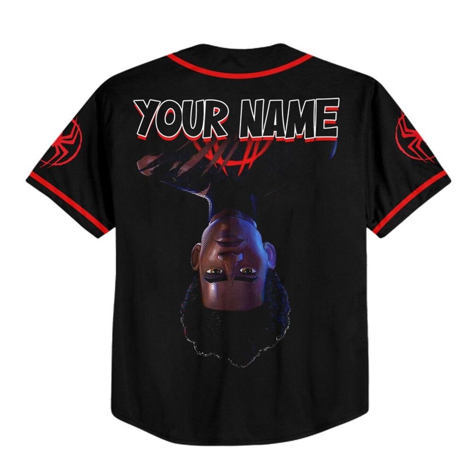 Personalize Spider Man Across the Spider Verse Baseball Jersey Shirt