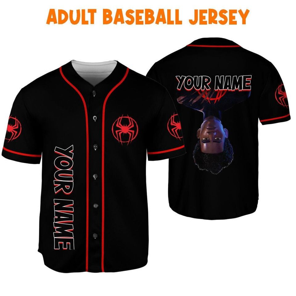 Personalize Spider Man Across the Spider Verse Baseball Jersey Shirt