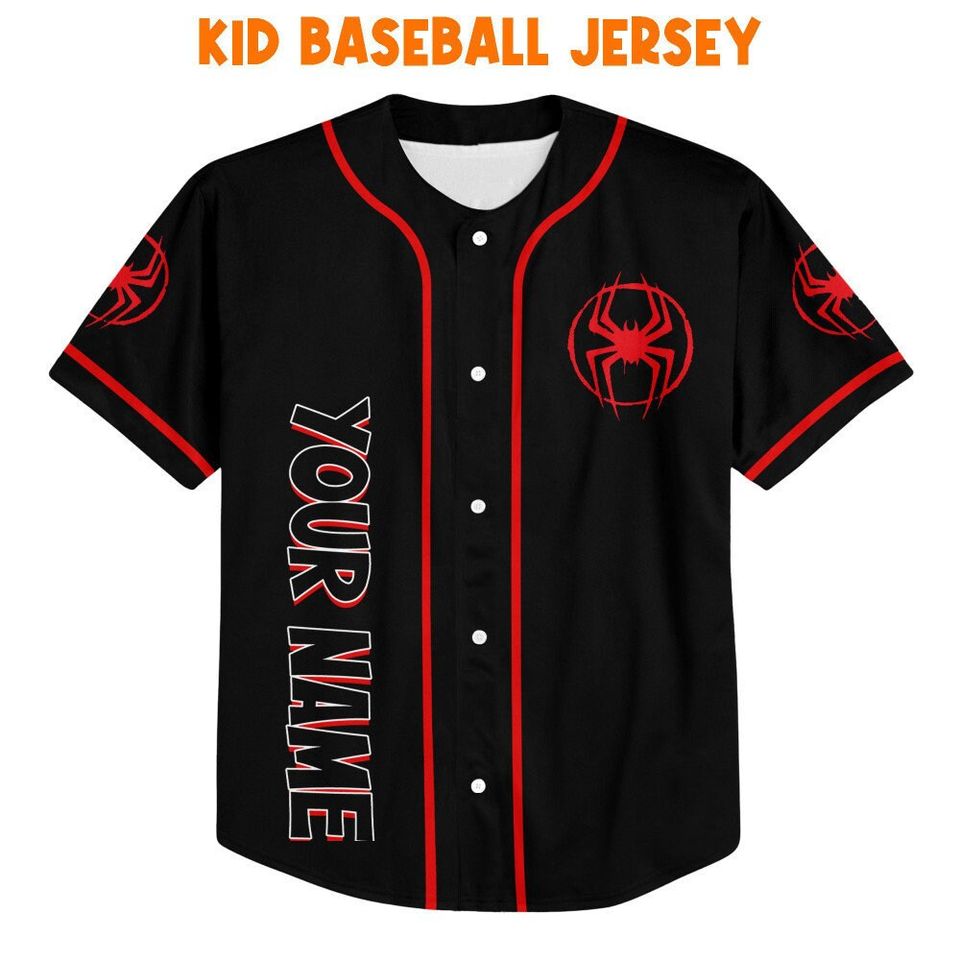 Personalize Spider Man Across the Spider Verse Baseball Jersey Shirt