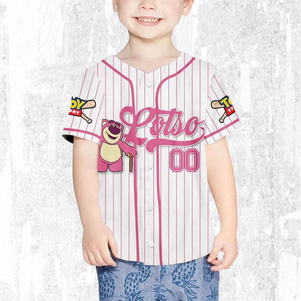 Custom Disney Toy Story Lotso Baseball Jersey