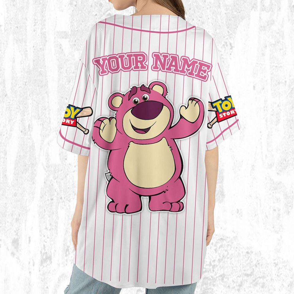 Custom Disney Toy Story Lotso Baseball Jersey