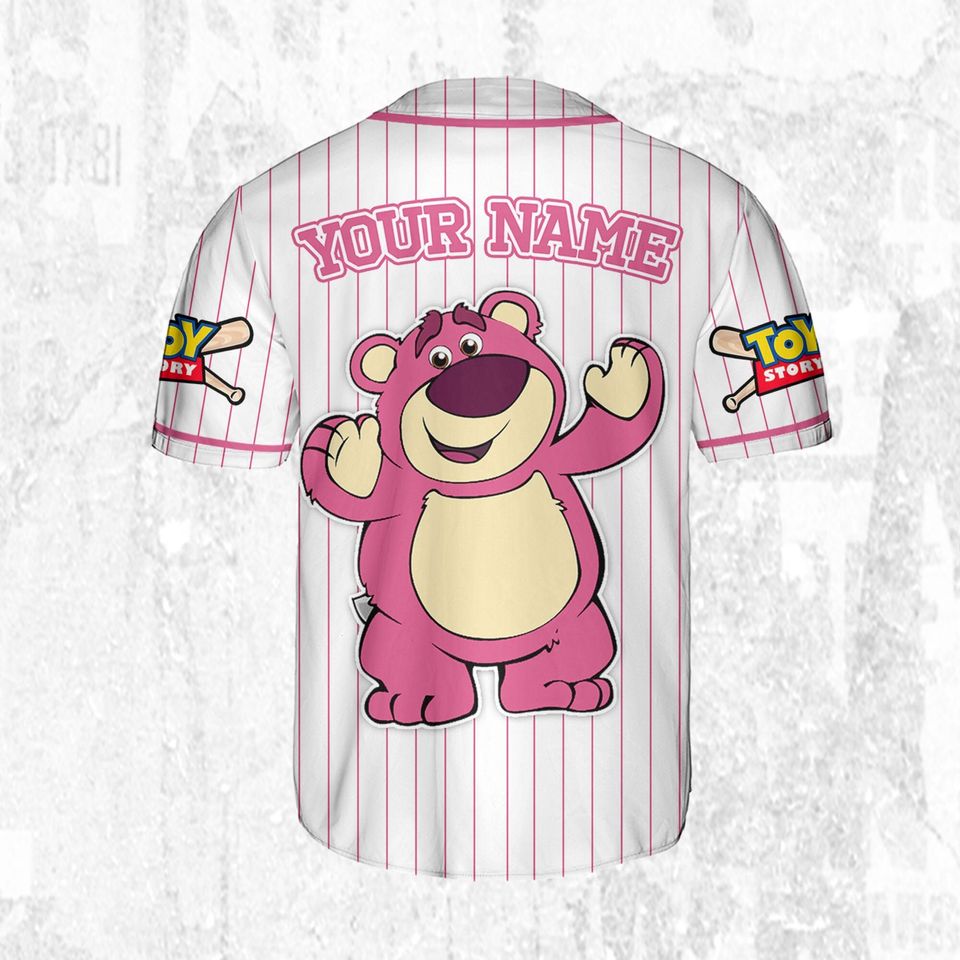 Custom Disney Toy Story Lotso Baseball Jersey
