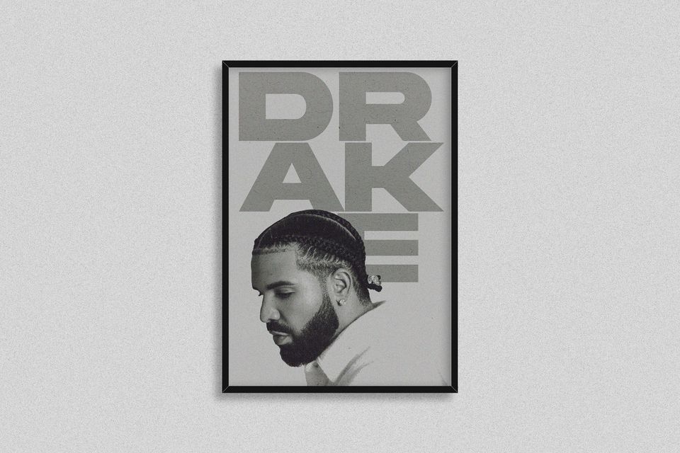 Drake Poster - Drake Print - Hip Hop Wall Art