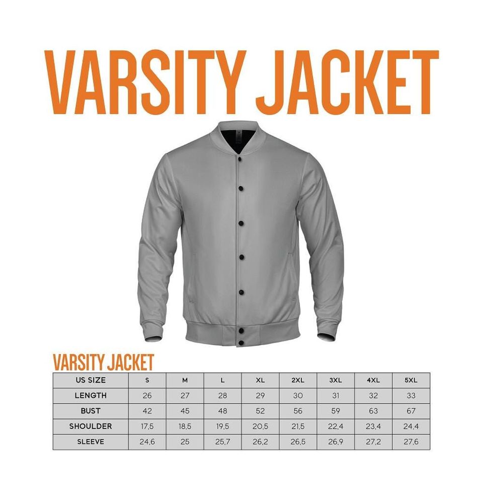 AJ 12 Wolf Grey Unisex Varsity Jacket, Pretty BERNIE Varsity Jacket, Custom Baseball Jacket