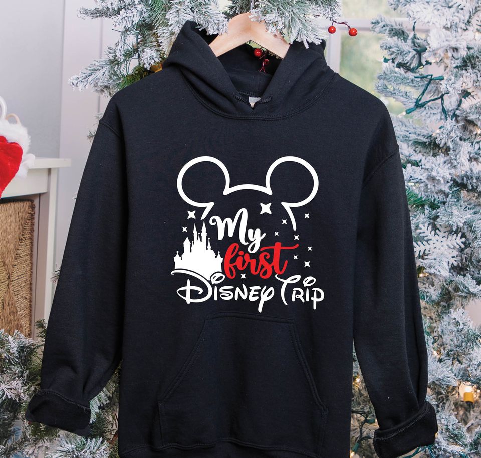 First Disneyland Trip Christmas Sweatshirt | My first Disney Trip