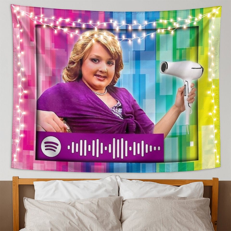 Girl Gibby Aesthetics Tapestry, Boutique Funny meme Wall Hanging Tapestry