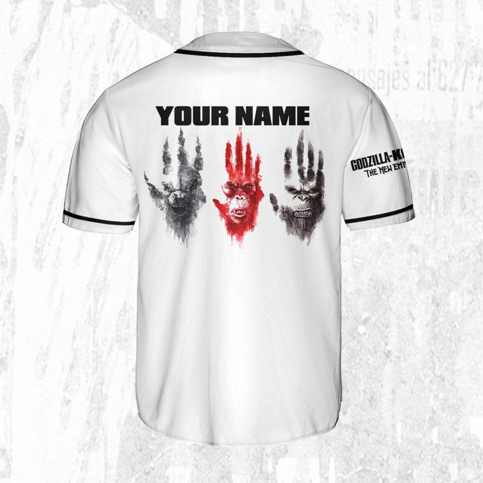 Personalize god zilla vs Kong  | Polyester Fabric | Comfortable | Good anti-wrinkle | Gift For Father | All Size Available