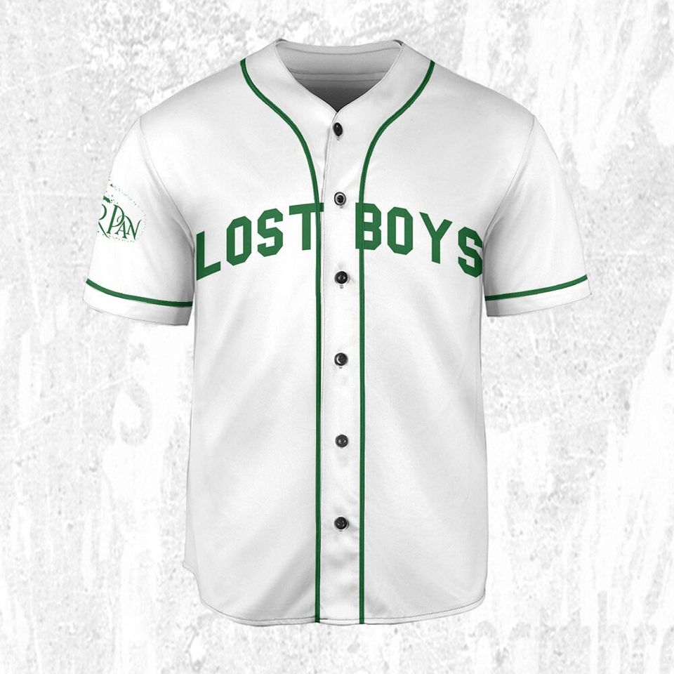 Personalize Peter Pan Lost Boys Baseball Jersey, Disney Characters Shirt