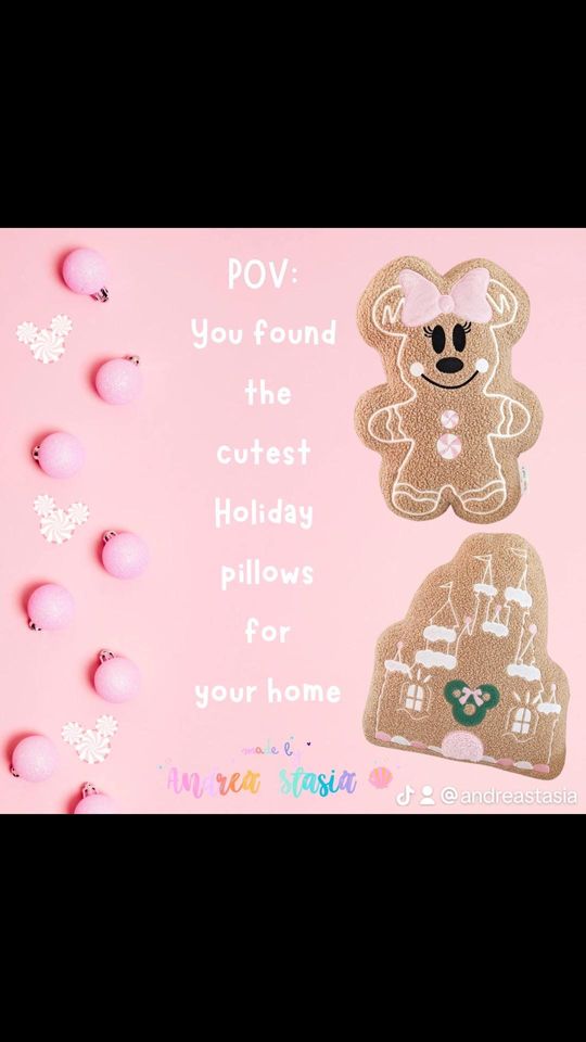 PRE- Order Magical Pink Gingy pillow
