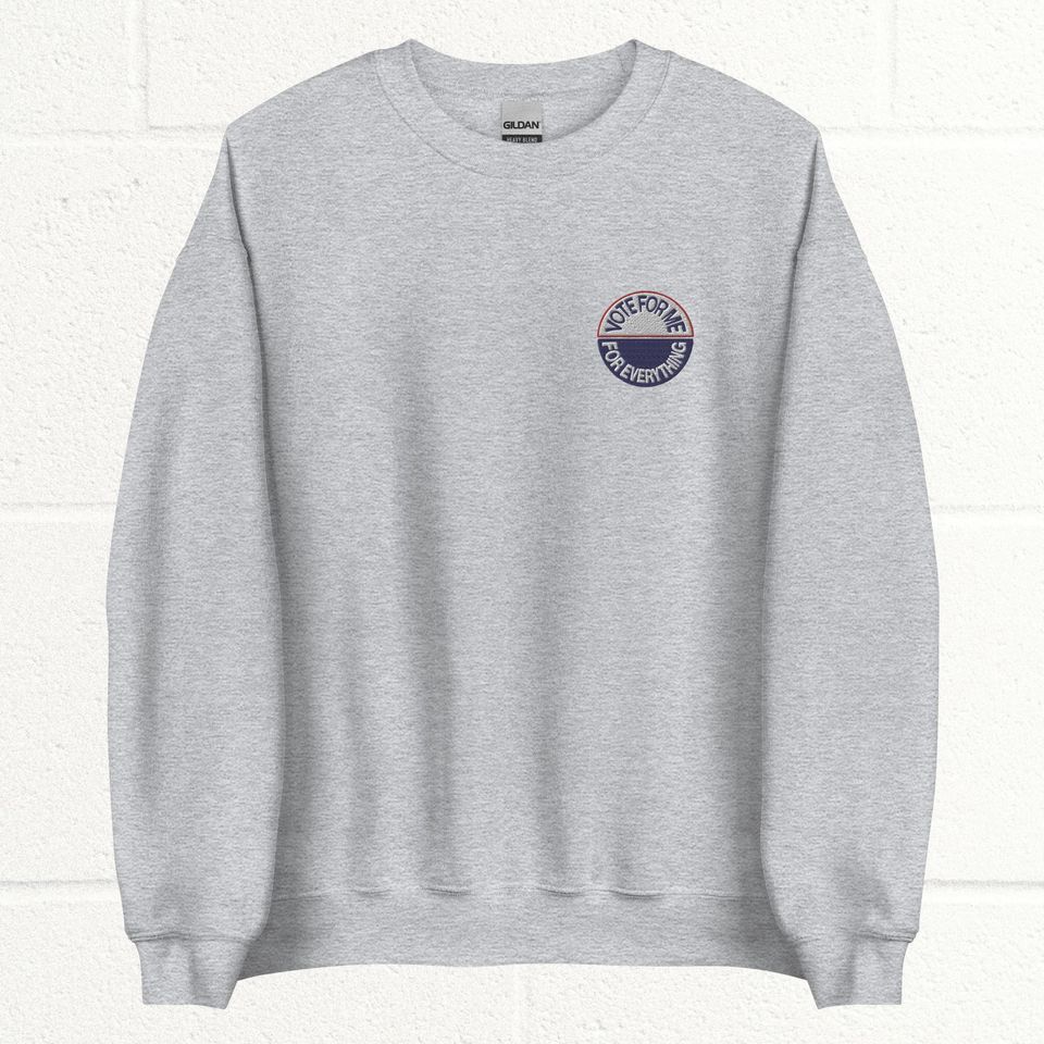 Anti-Hero "vote for me for everything" embroidered sweatshirt