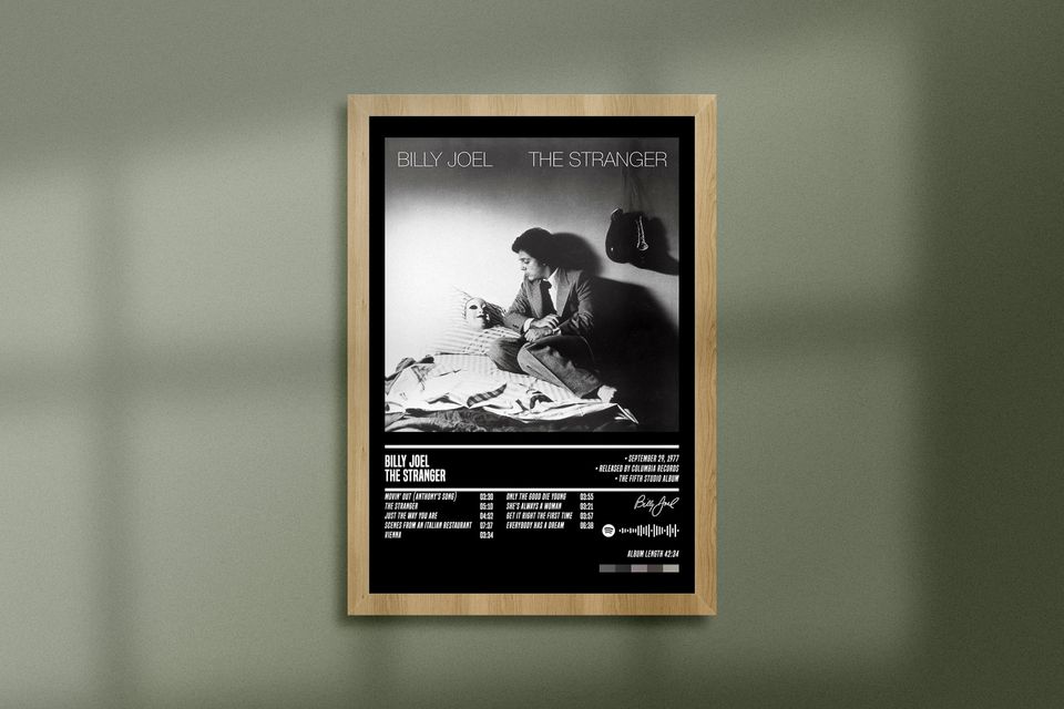 Billy Joel - The Stranger Poster | Album Cover Poster