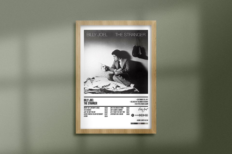 Billy Joel - The Stranger Poster | Album Cover Poster