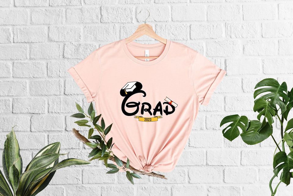 Grad 2023 Disney T-Shirt, Minnie Mickey Graduation Tee
