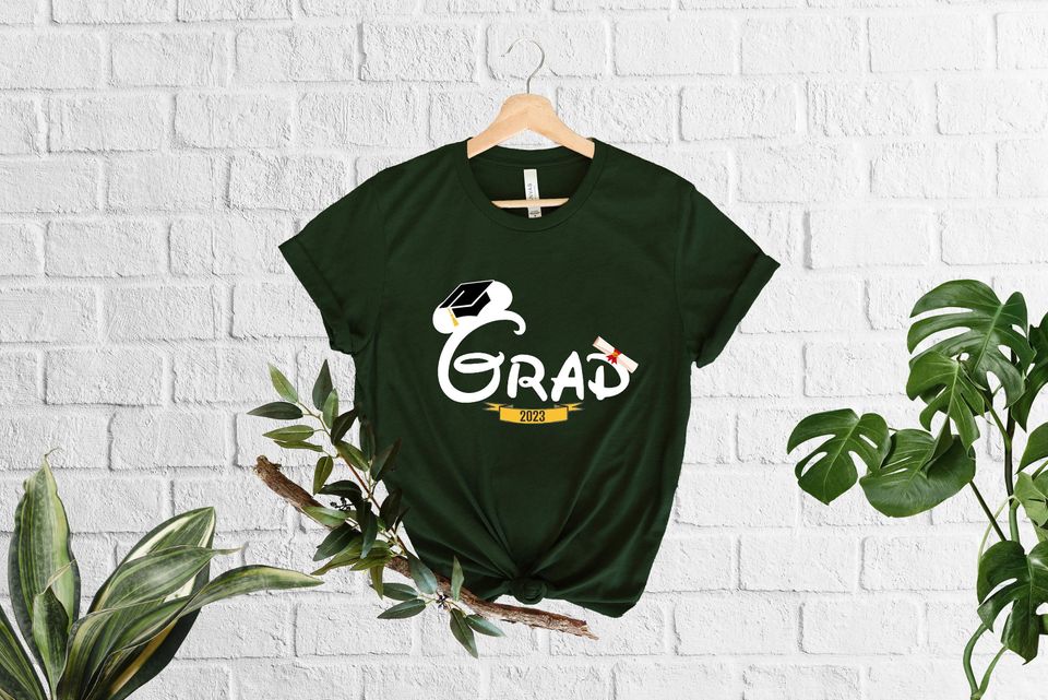 Grad 2023 Disney T-Shirt, Minnie Mickey Graduation Tee