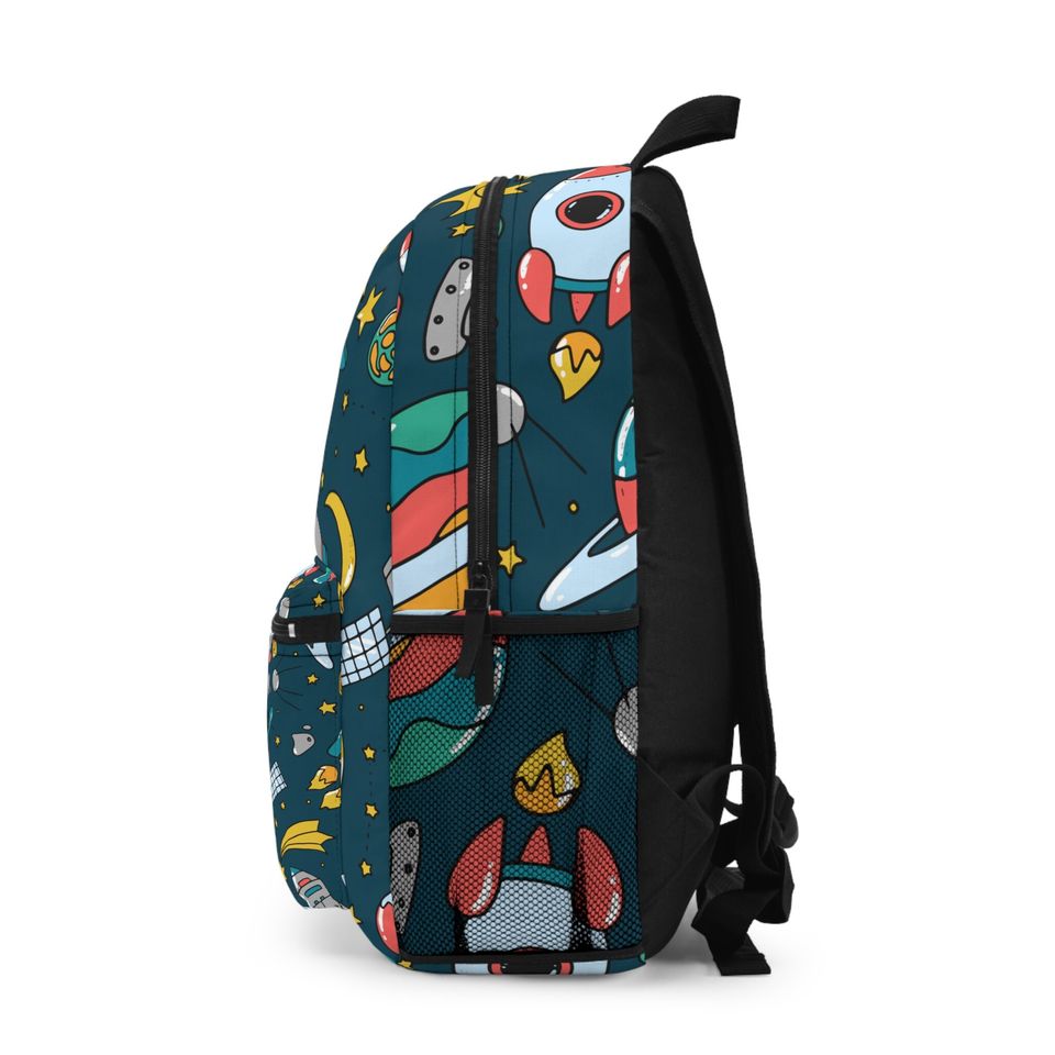 Space Doodles Backpack, Boys Backpack, Back to School, Space Backpack, Astronaut Backpack, Kids Backpack, Elementary School Backpack.