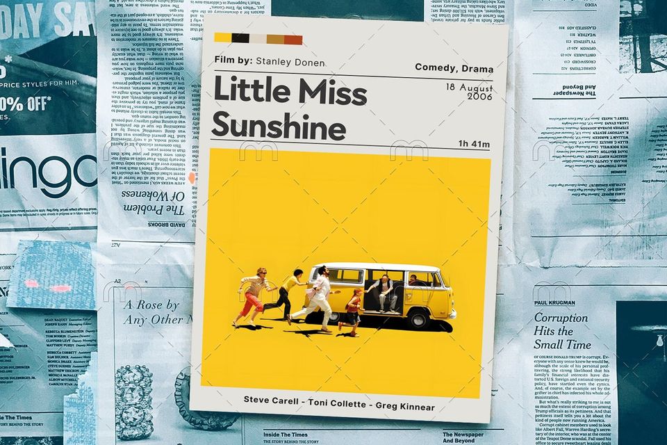 Little Miss Sunshine Movie Poster, Movie Wall Decor