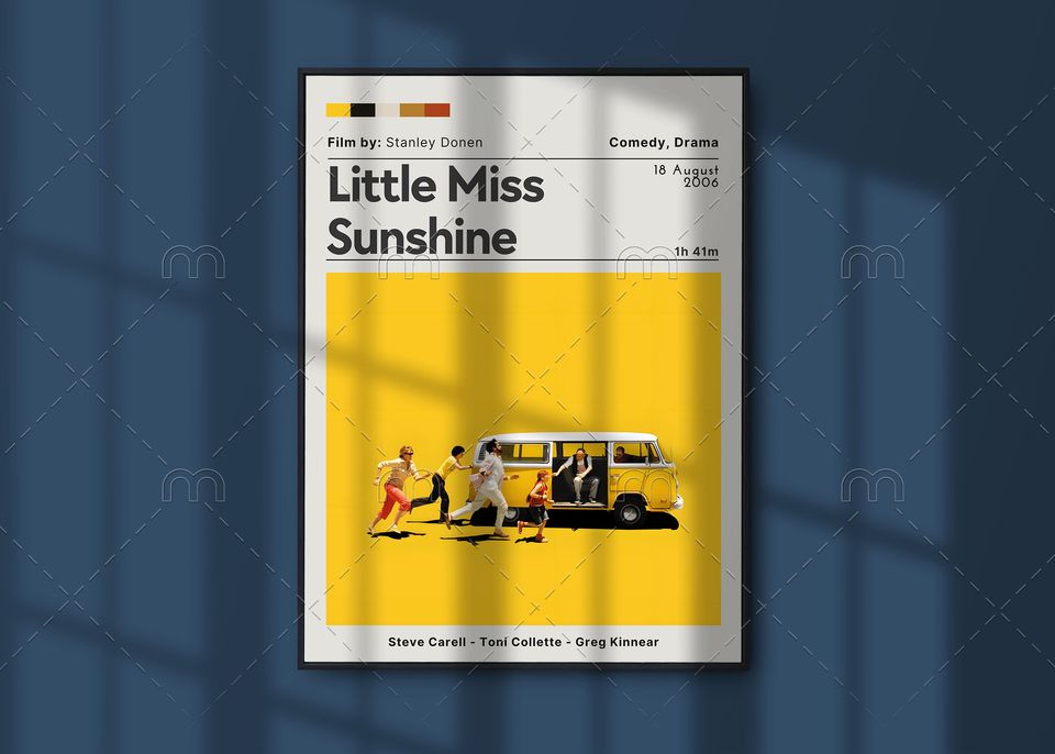 Little Miss Sunshine Movie Poster, Movie Wall Decor