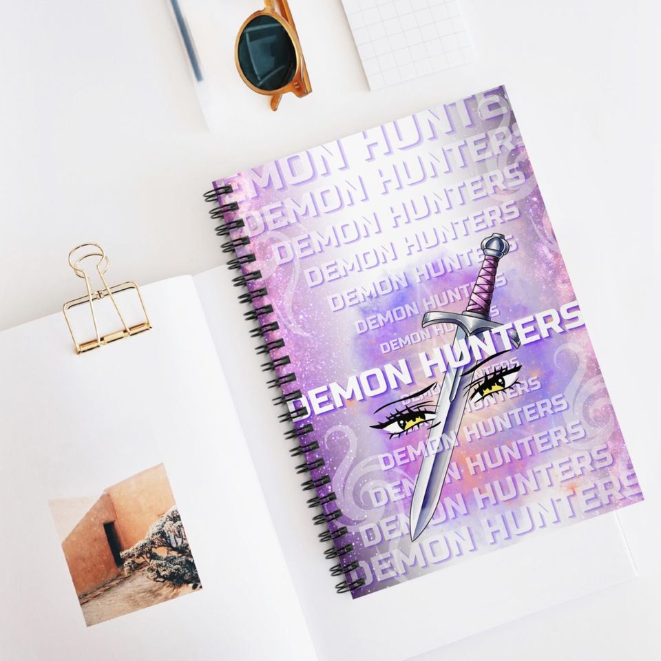 K-pop DEMON HUNTER HUNTRIX Spiral Notebook