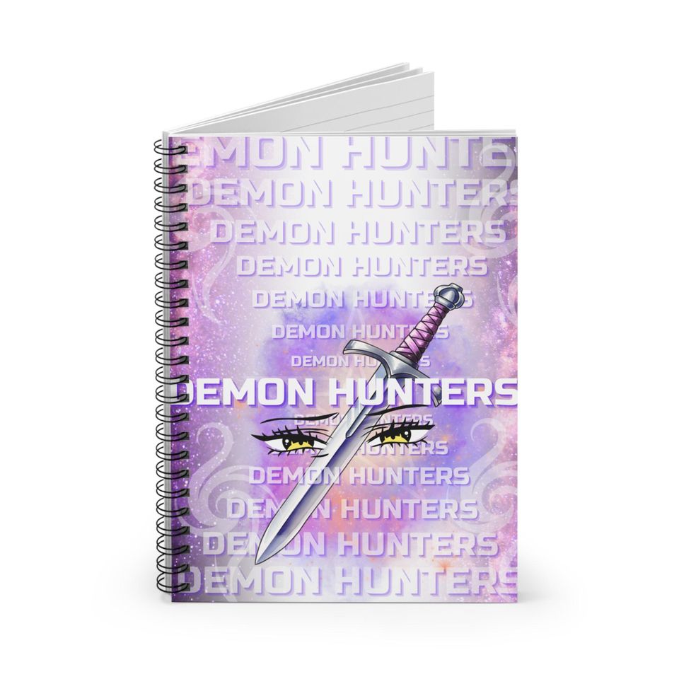 K-pop DEMON HUNTER HUNTRIX Spiral Notebook
