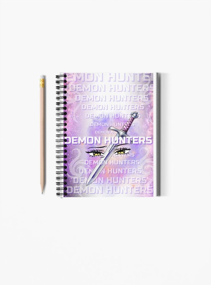 K-pop DEMON HUNTER HUNTRIX Spiral Notebook