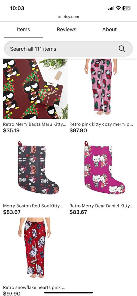 Merry Retro Pompompurin Dog Pom Kitty Christmas  Wrapping Paper