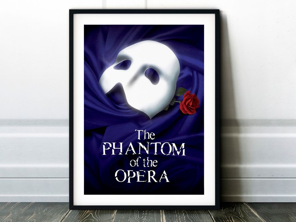 The Phantom of the Opera Musical Print Poster