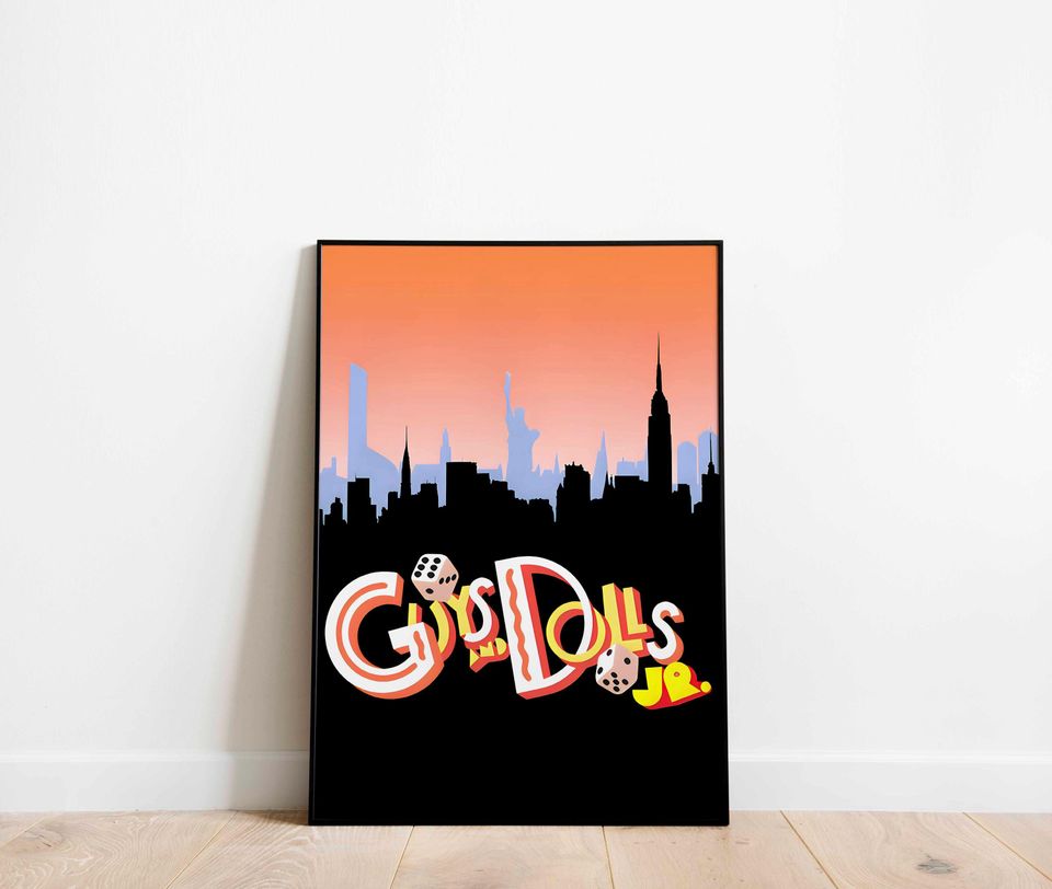 Guys & Dolls Jr. Musical Theatre Print Poster