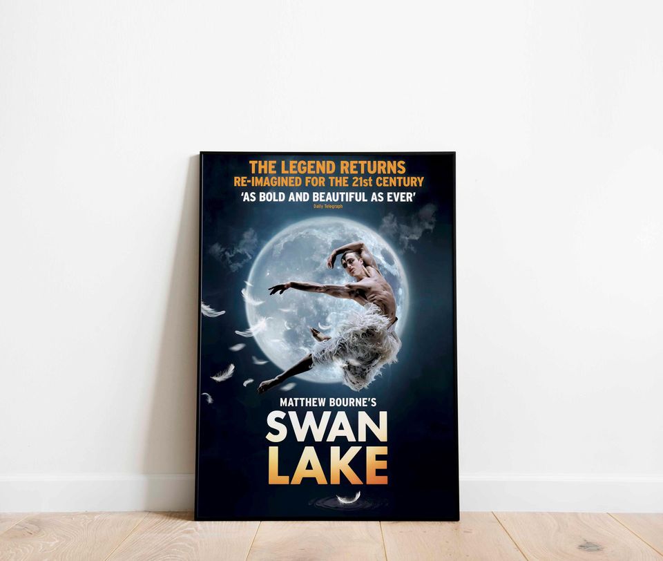 Matthew Bourne's Swan Lake Musical Theatre Print Poster