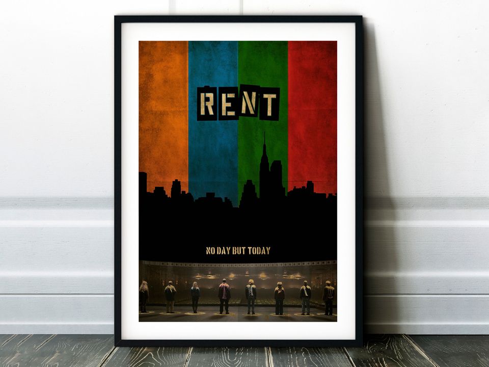 Rent Musical Print Poster