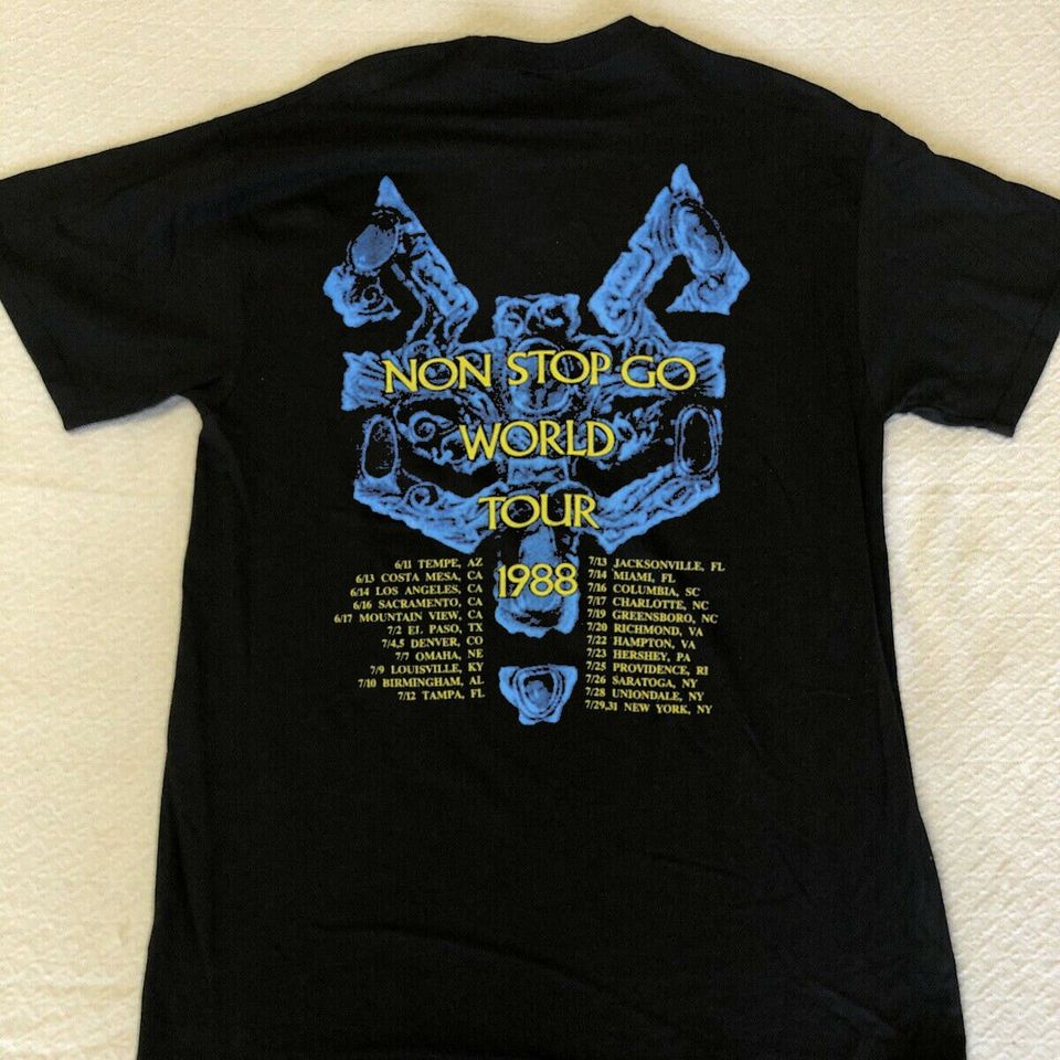 1988 Robert Plant Non Stop Go World Tour T-Shirt