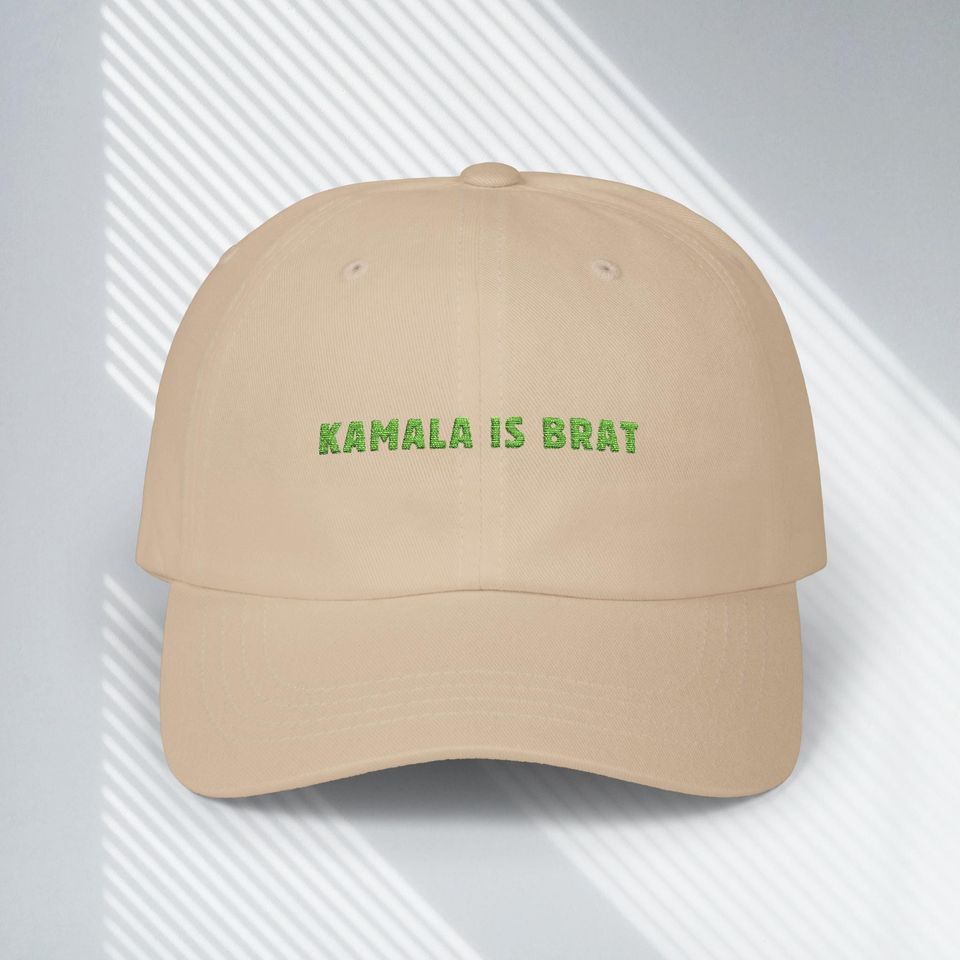 Kamala is Brat Election Meme Hat Embroidered Gift Democrat