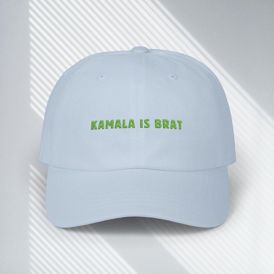 Kamala is Brat Election Meme Hat Embroidered Gift Democrat
