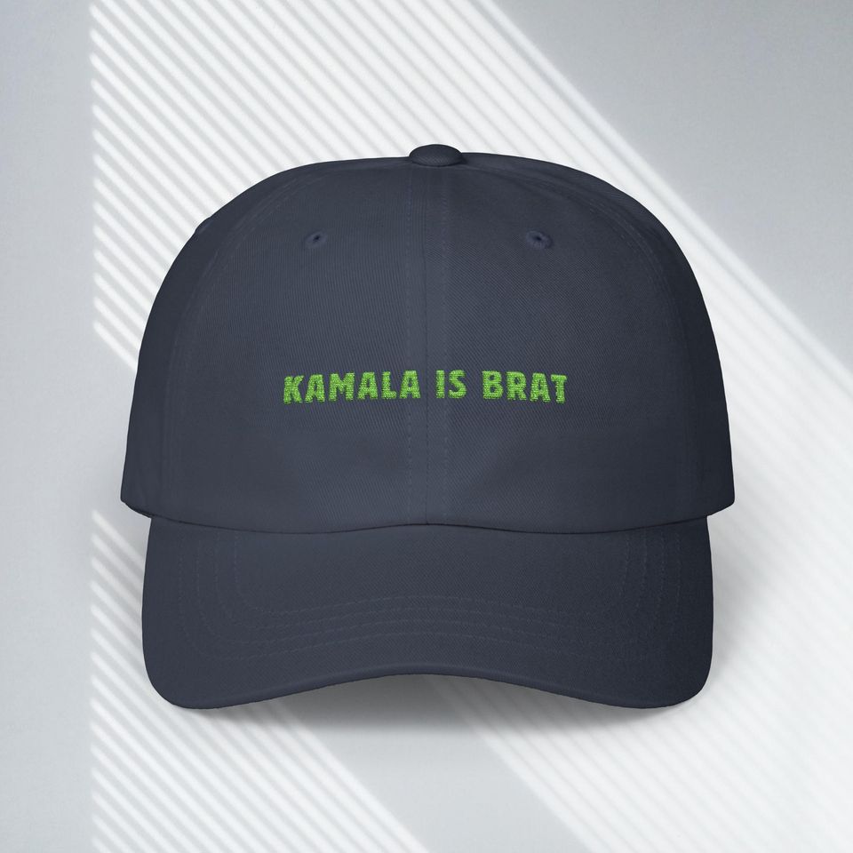 Kamala is Brat Election Meme Hat Embroidered Gift Democrat