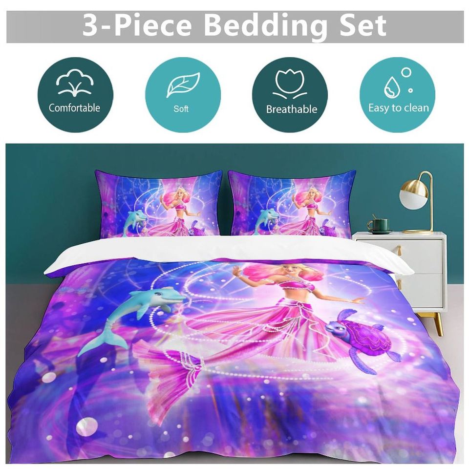 Disney Barbie Bedding Set