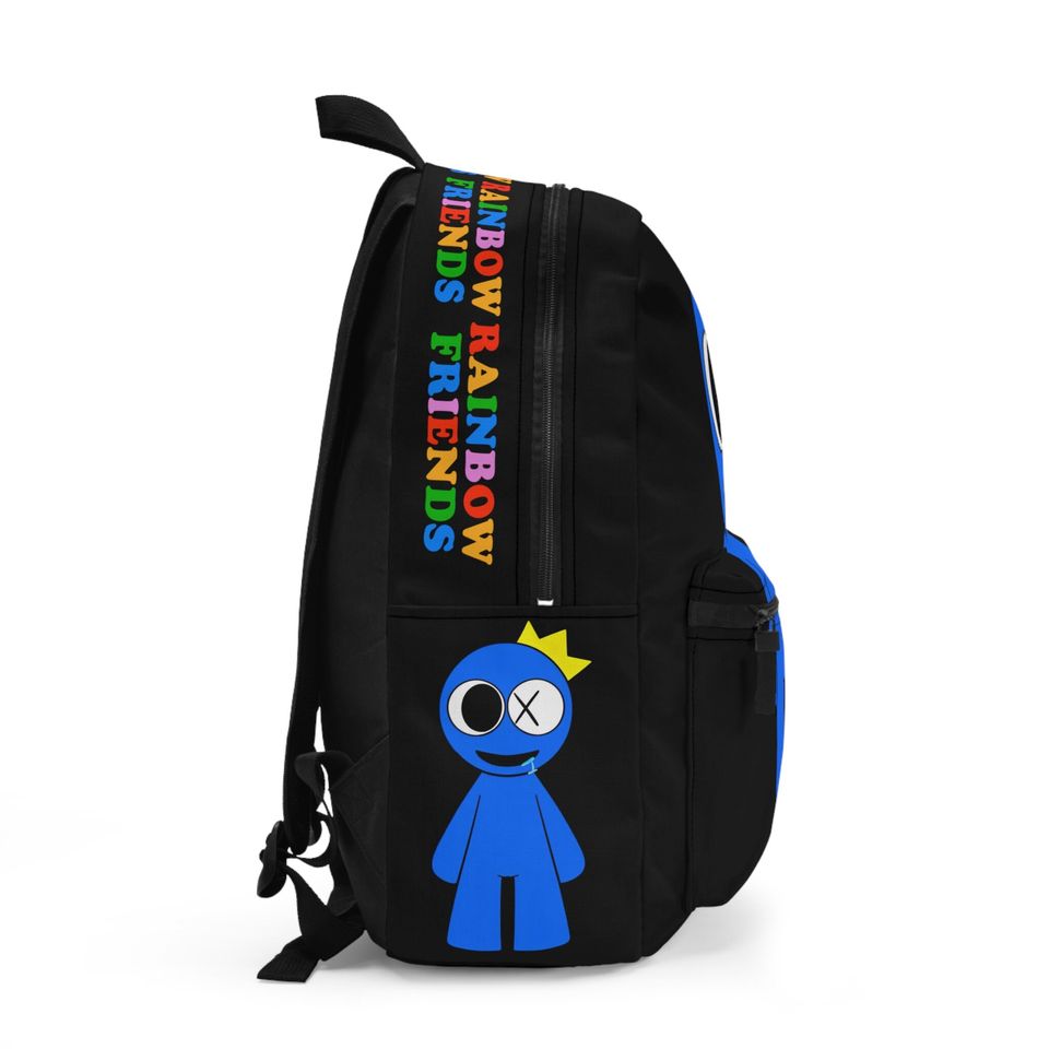 Rainbow friends Backpack, kids Backpack, Blue Rainbow Friends Backpack, Back to School Backpack, School Bag