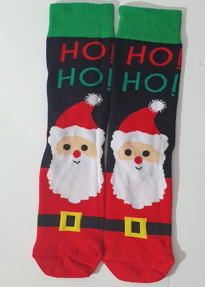 Christmas Socks 1 Pair Funny Designs Size 3 - 8 (Eur 36 - 42)