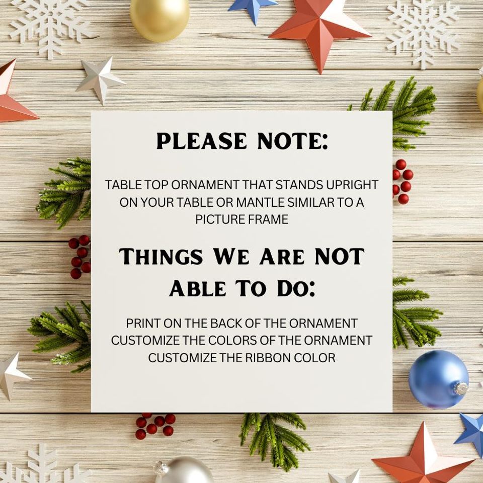 Washington Commanders Personalized Shield Ornament