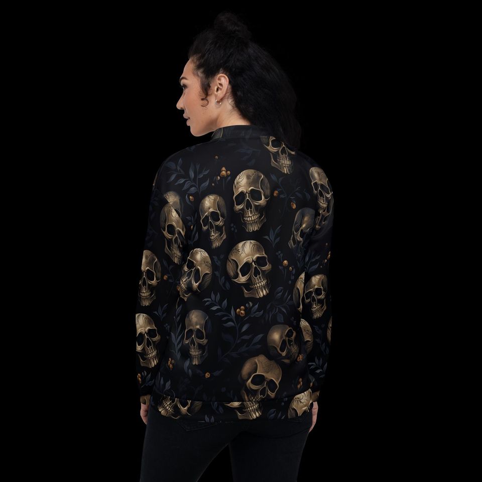 Skulls Unisex Bomber Jacket