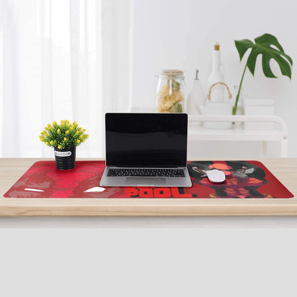 Deadpool Desk Mat Suitable for Gamers, Content Creators, and Others