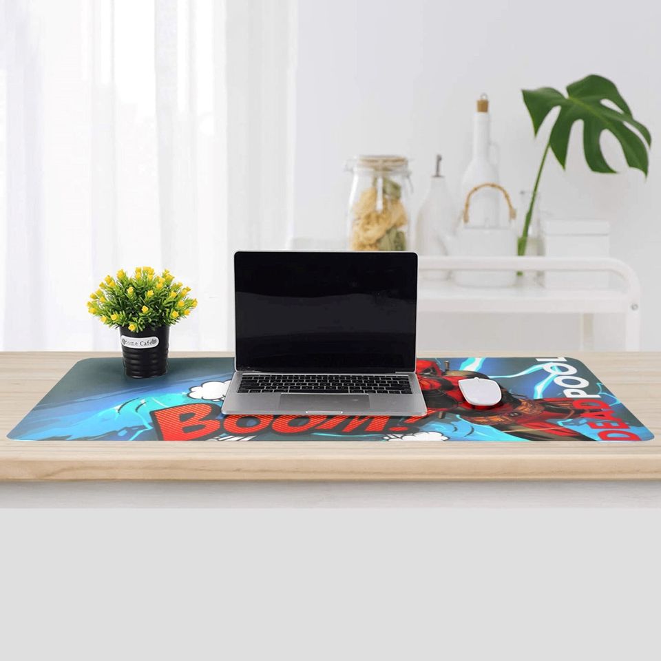 Deadpool Desk Mat Suitable for Gamers, Content Creators, and Others