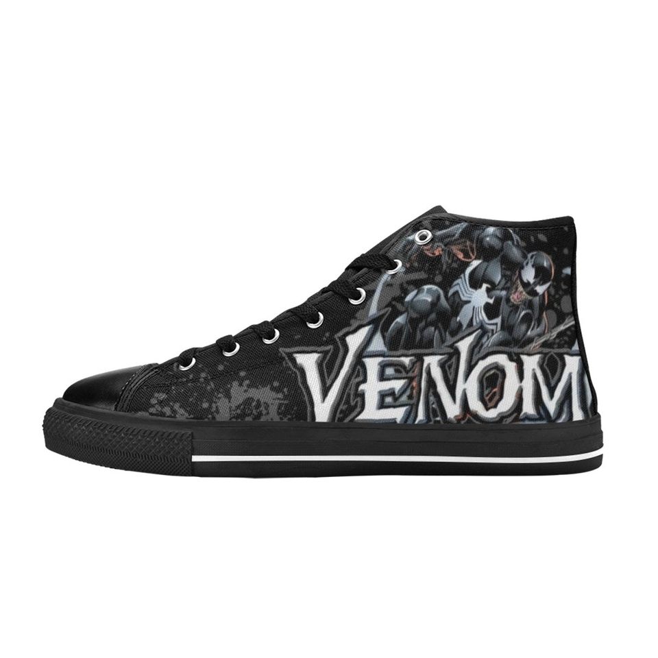 Venom Canvas High Top Sneakers, Venom Best for Gift