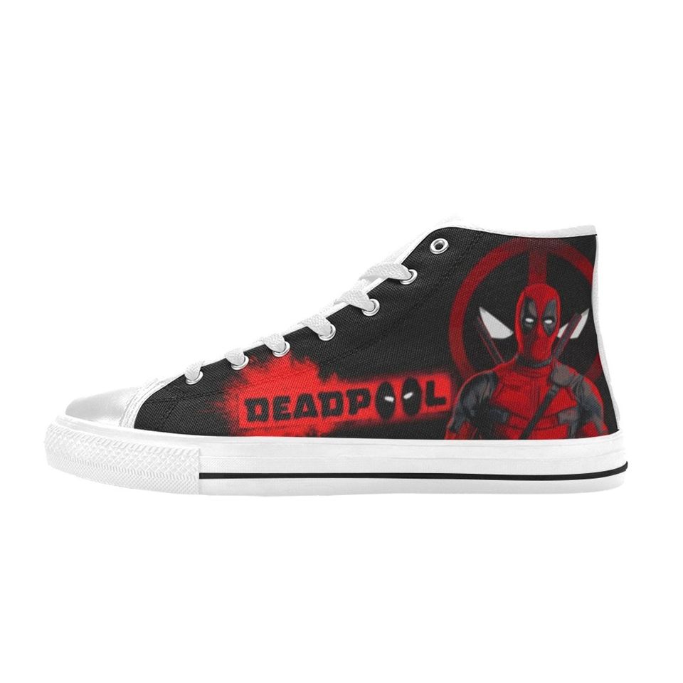 Deadpool Canvas High Top Sneakers