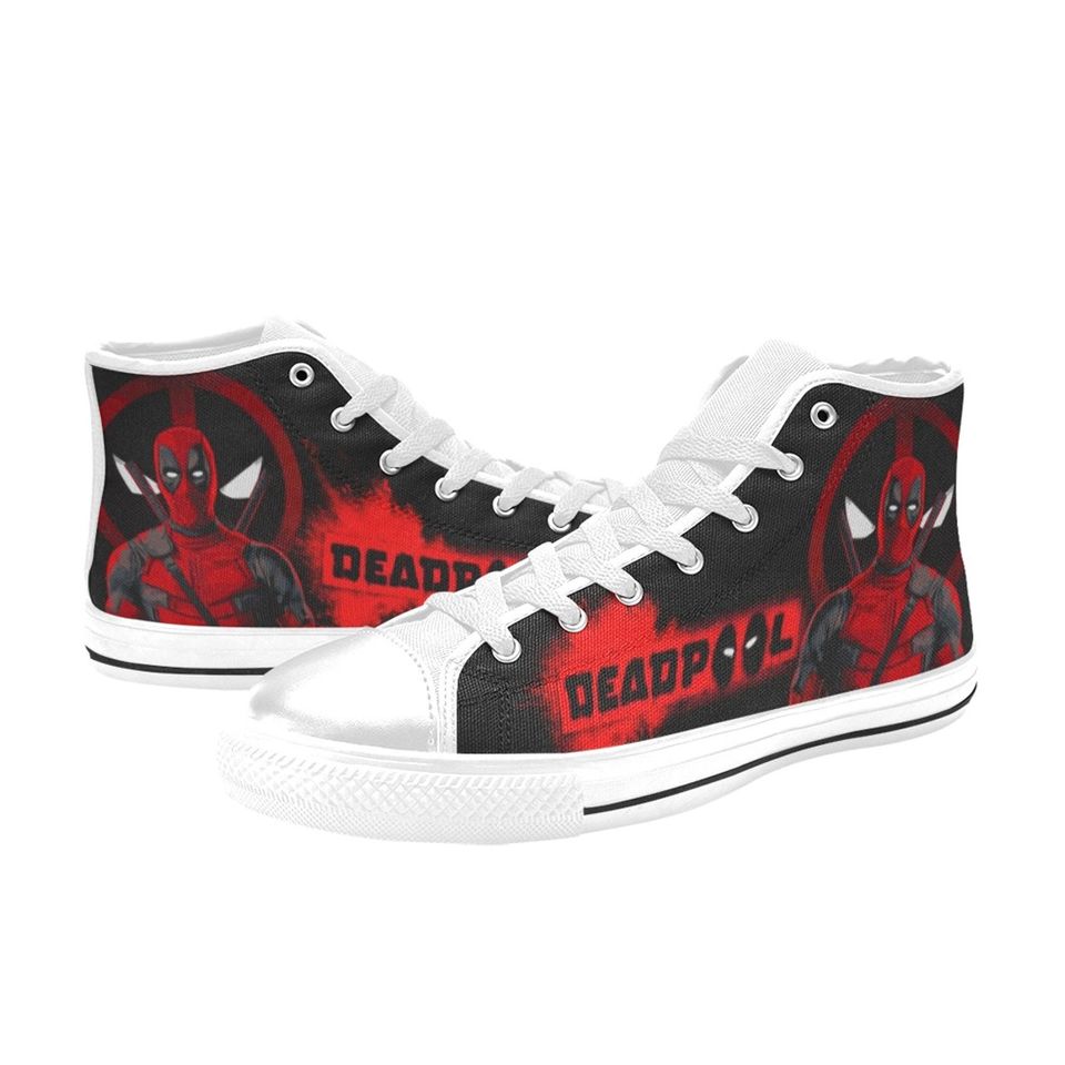 Deadpool Canvas High Top Sneakers