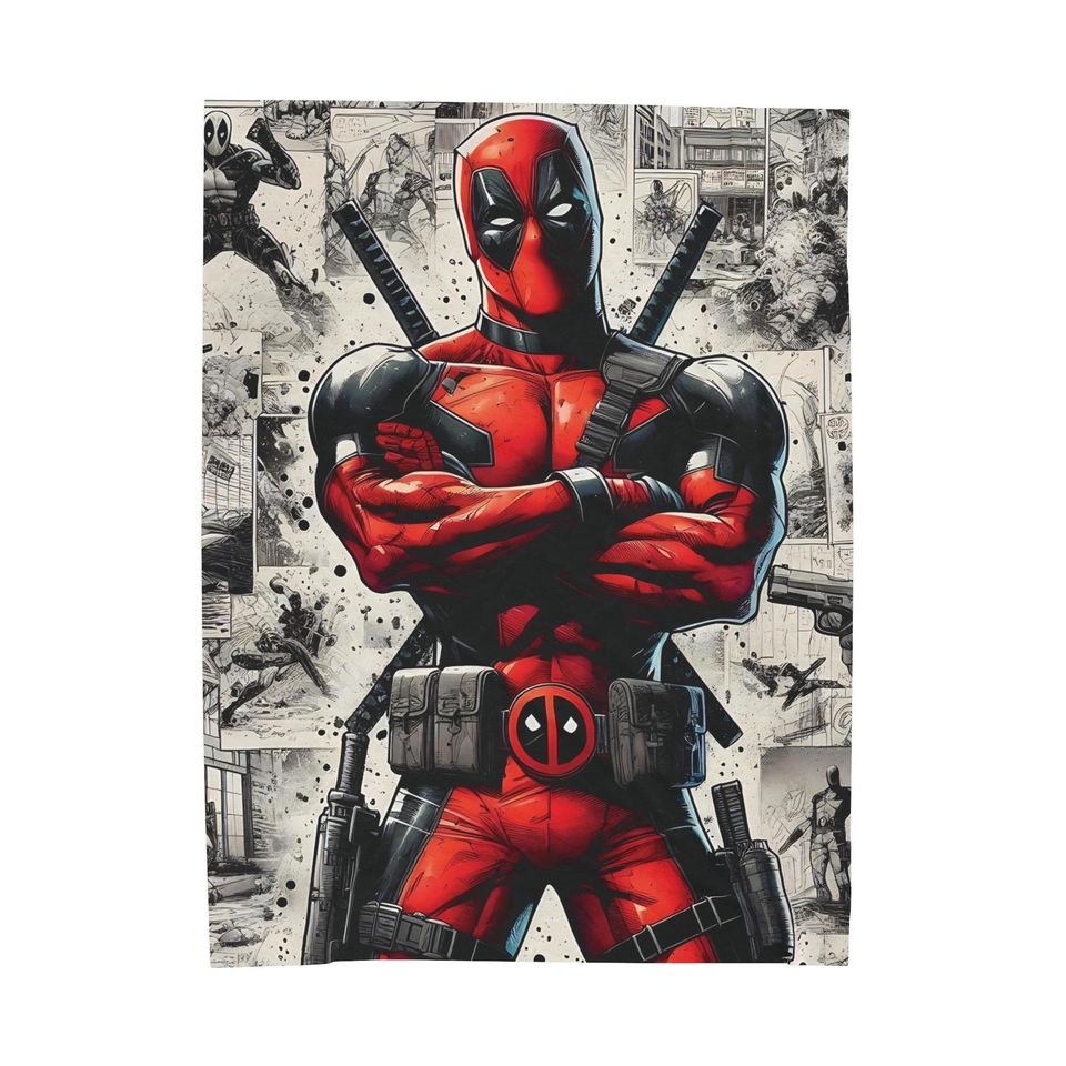 Deadpool Plush Blanket