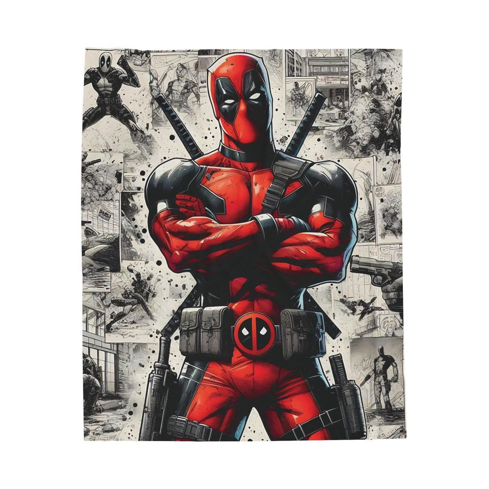 Deadpool Plush Blanket