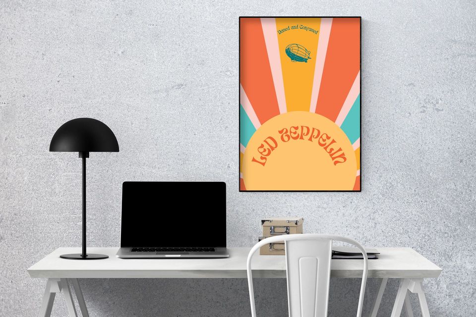 LE.D ZE.PP.ELIN Digital Poster - Dazed and Confused