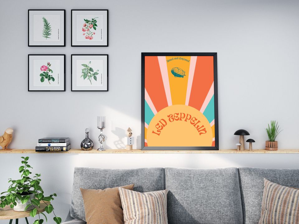 LE.D ZE.PP.ELIN Digital Poster - Dazed and Confused