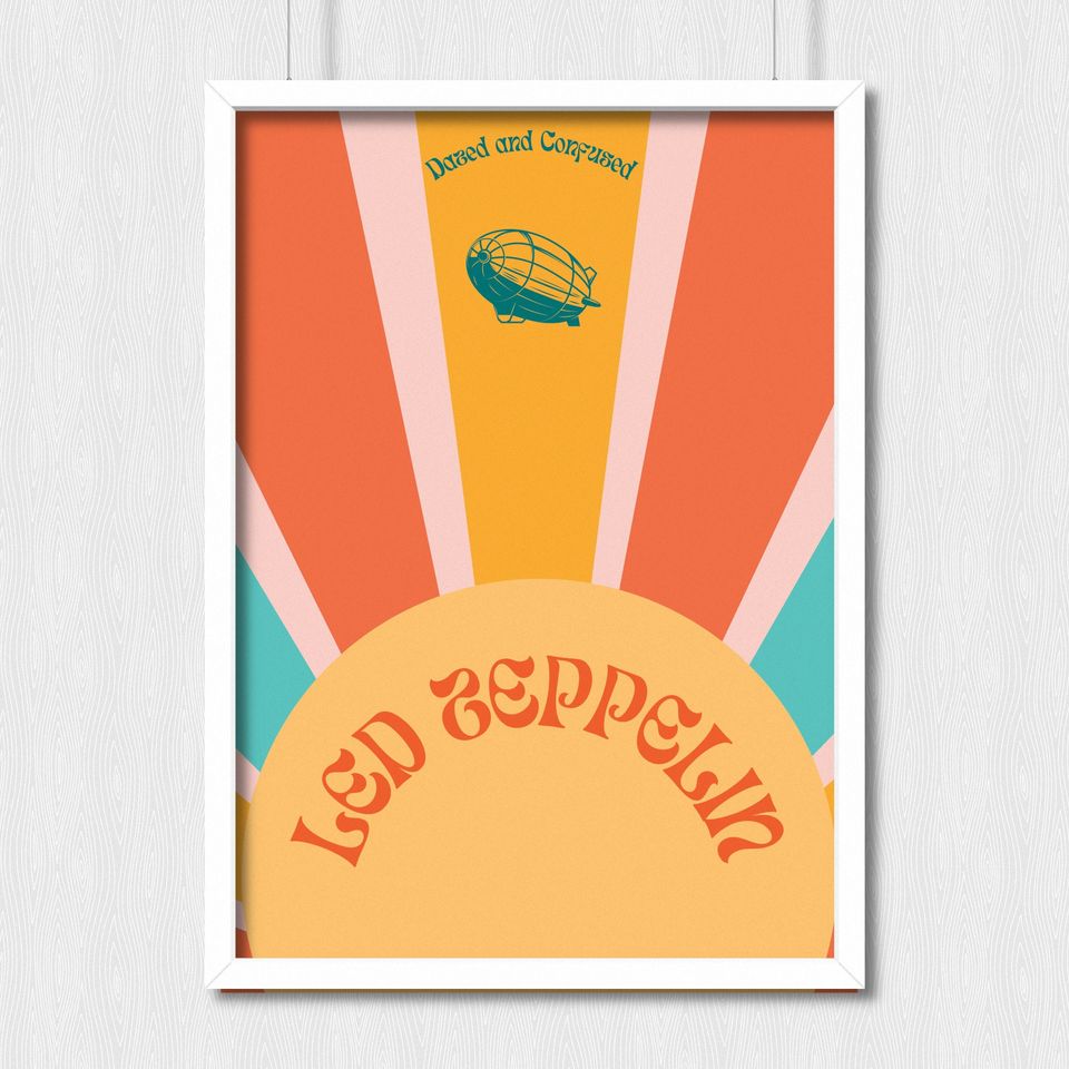 LE.D ZE.PP.ELIN Digital Poster - Dazed and Confused