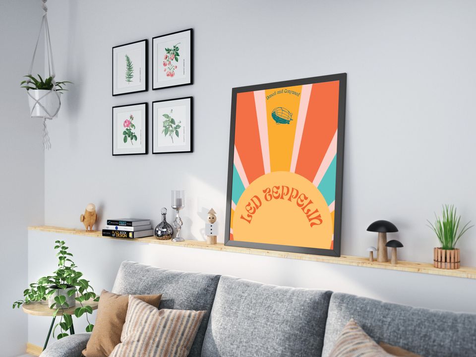 LE.D ZE.PP.ELIN Digital Poster - Dazed and Confused