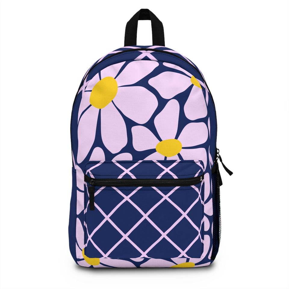Backpack. Back to School bag, floral.